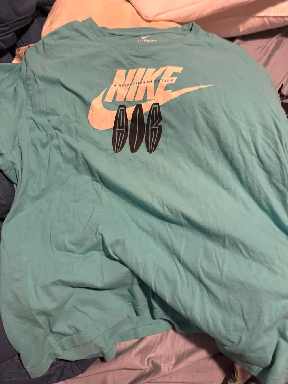 Nike Turquoise Graphic Logo Tee